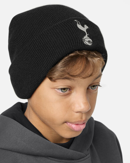 Spurs Kids Black Cuff Beanie