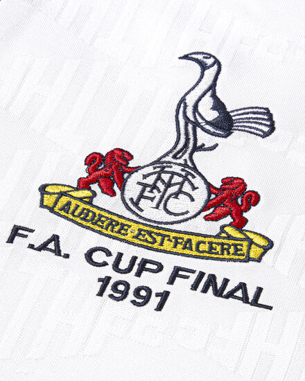 Spurs Retro 1991 FA Cup Final Long Sleeved Shirt