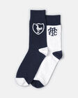 Spurs Mens 2 Pack Retro Crest Socks