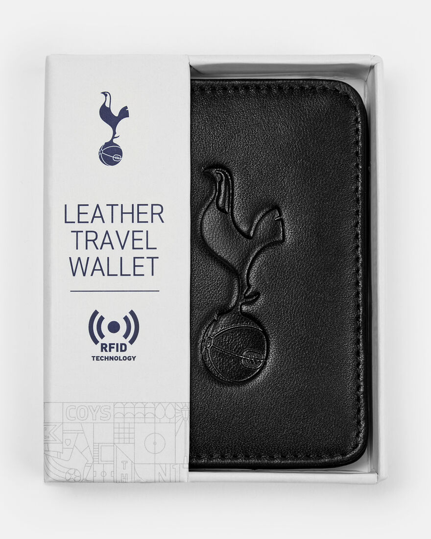Spurs Leather Boxed Card Wallet