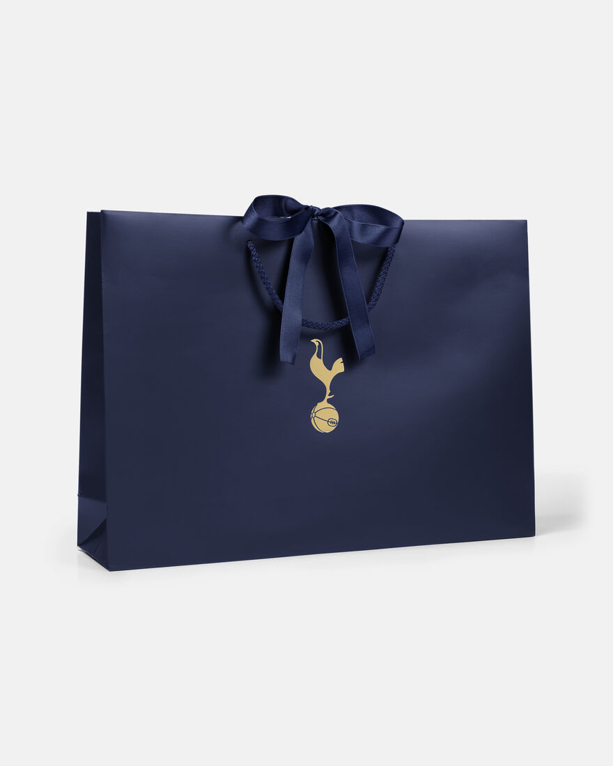 Spurs Medium Navy And Gold Gift Bag