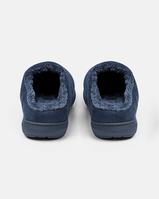 Spurs Mens Navy Mule Slippers