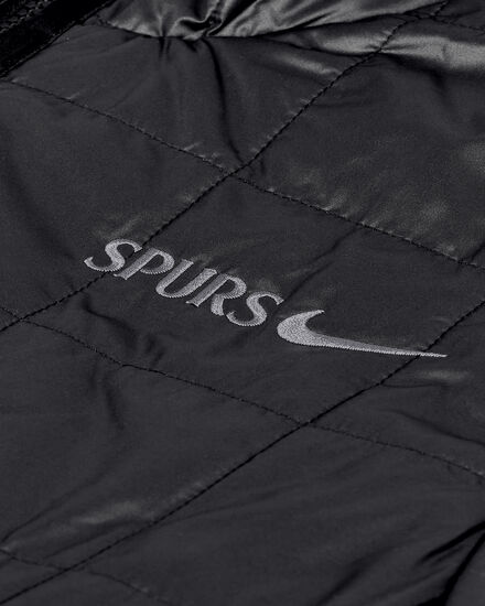 Spurs Nike Mens Black Fleece Padded Jacket