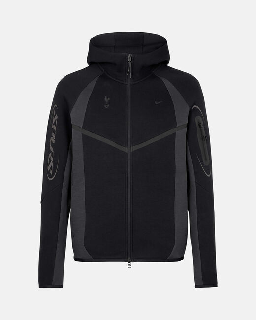 Spurs Nike Mens Black Tech Fleece Windrunner 2025/26