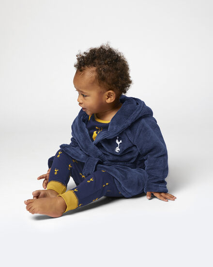 Spurs Baby Navy  Dressing Gown Robe