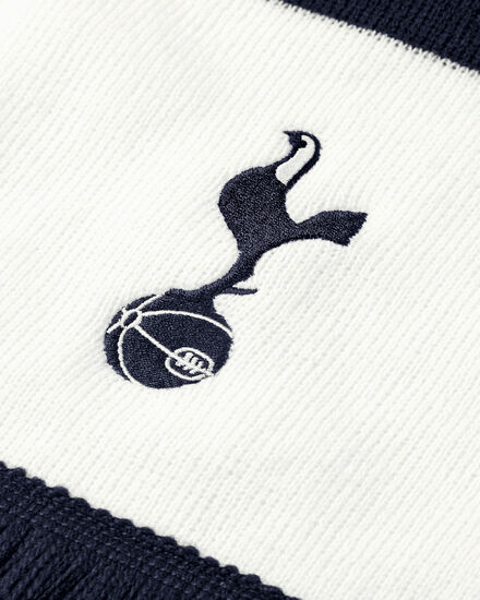 Spurs Kids Navy And White Bar Scarf