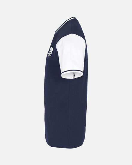 Spurs Mens Navy THFC Ringer T-Shirt