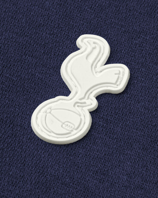 Spurs Mens Contrast Raglan Sleeve Navy Hoodie