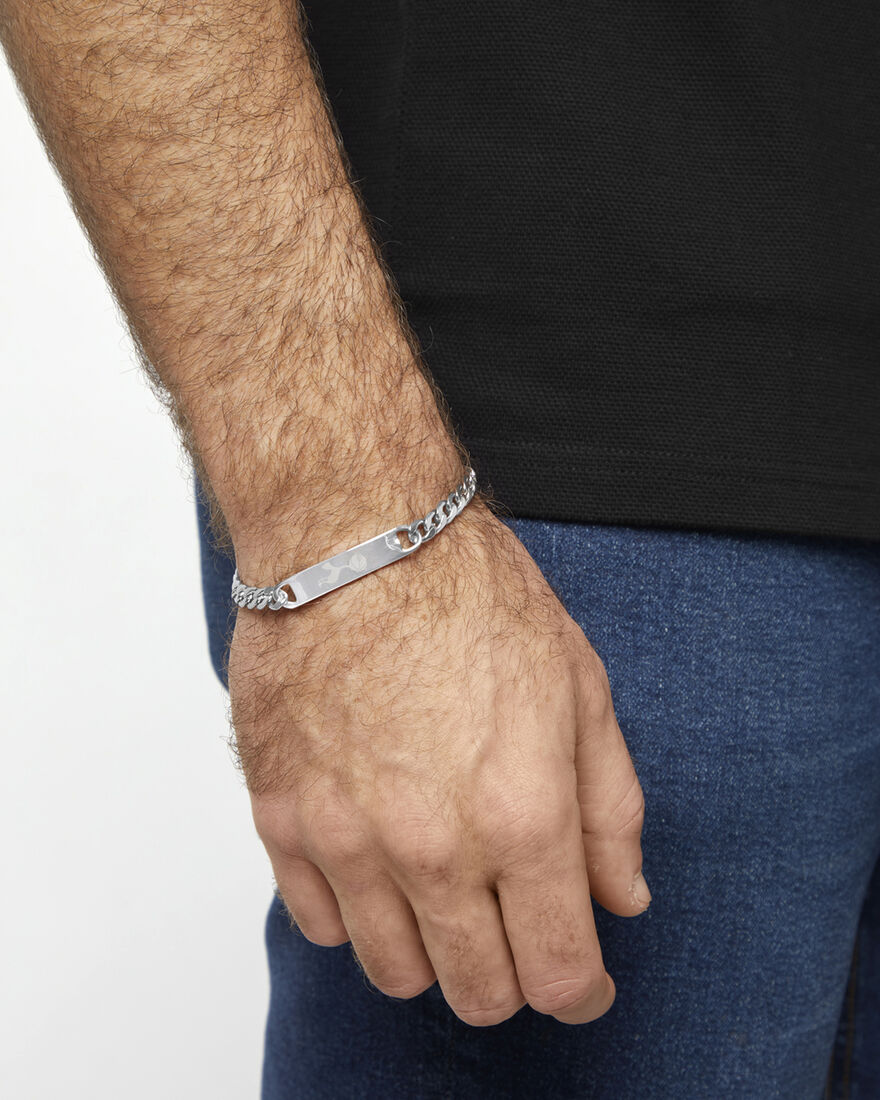 Spurs Adults Stainless Steel Chunky Bracelet