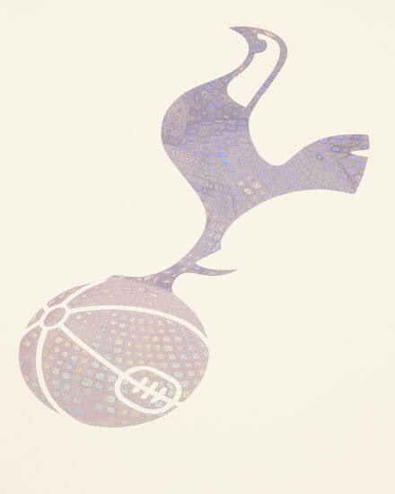 Spurs Kids Cockerel Cream Foil Print T-Shirt