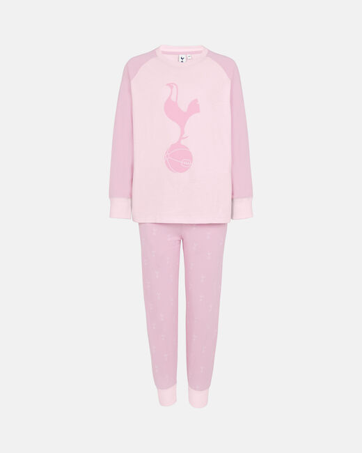 Spurs Kids Pink Colour Block Cockerel Pyjama Set