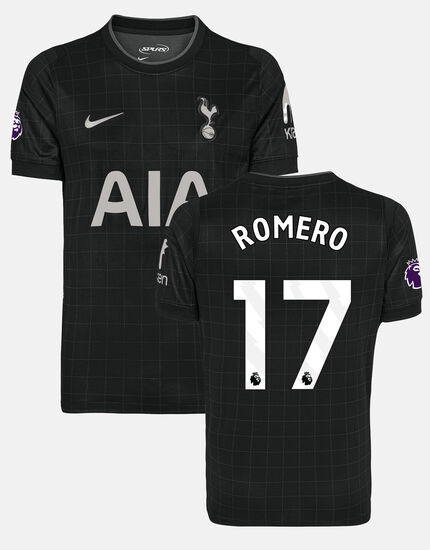 Cristian Romero Mens Stadium Premier League Tottenham Hotspur Away Shirt 2025/26