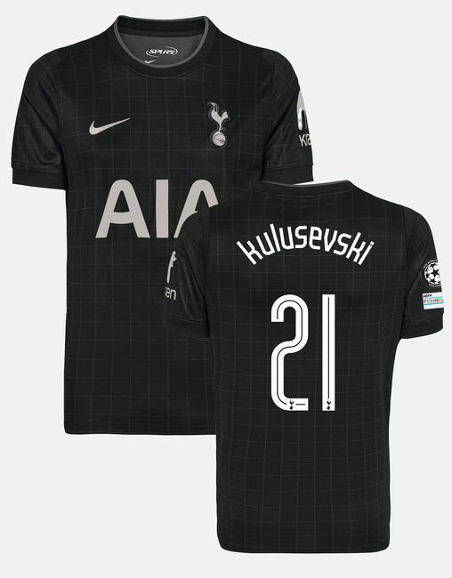 Dejan Kulusevksi Mens Stadium Club Tottenham Hotspur Away Shirt 2025/26