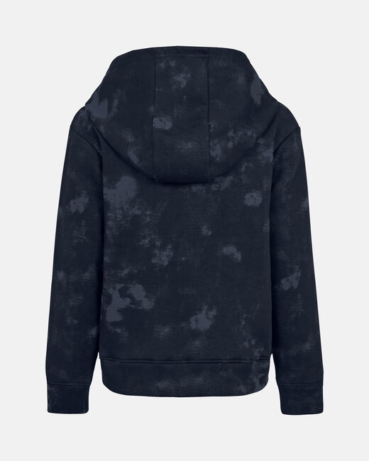 Spurs Kids Tie Dye Zip Through Navy Hoodie