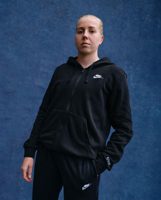 Spurs Nike Womens Black Club Full Zip Hoodie