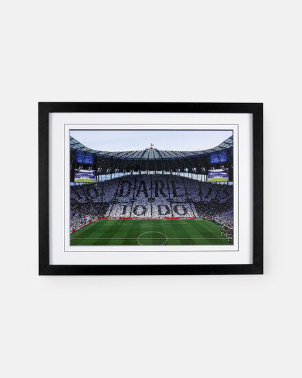 Spurs THFC Stadium To Dare Is To Do Tifo Framed Print