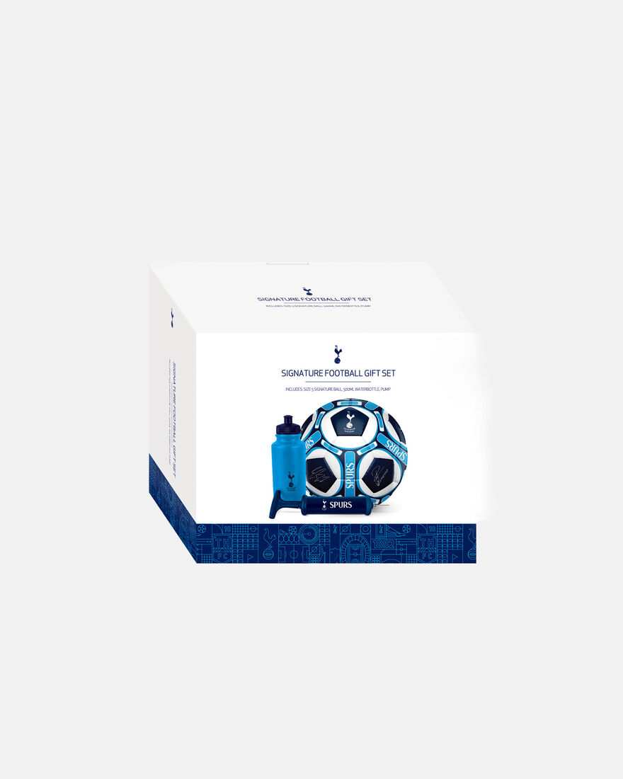 Spurs Signature Size 5 Football, Pump And Water Bottle Gift Set