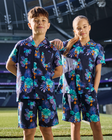 Spurs Kids Hawaiian Blue Shorts