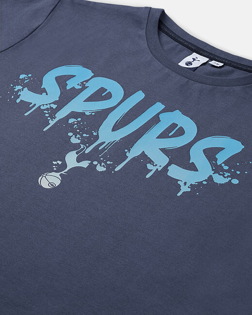 Spurs Kids Printed 'Spurs' Navy T-Shirt