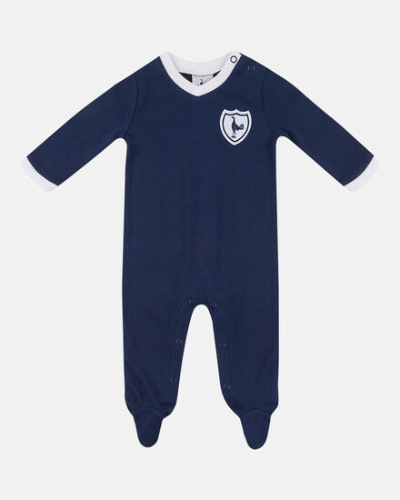 Spurs Retro Baby Crest Sleepsuit