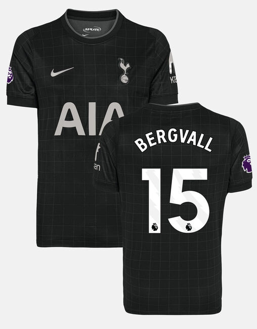 Lucas Bergvall Mens Stadium Premier League Tottenham Hotspur Away Shirt 2025/26