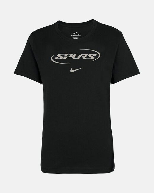 Spurs Nike Womens Black  'Spurs' T-Shirt 2025/26