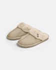 Spurs Womens Cream Mule Slipper