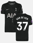 Micky van de Ven Mens Stadium Premier League Tottenham Hotspur Away Shirt 2025/26