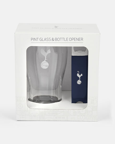 Spurs Boxed Pint & Bottle Opener Set