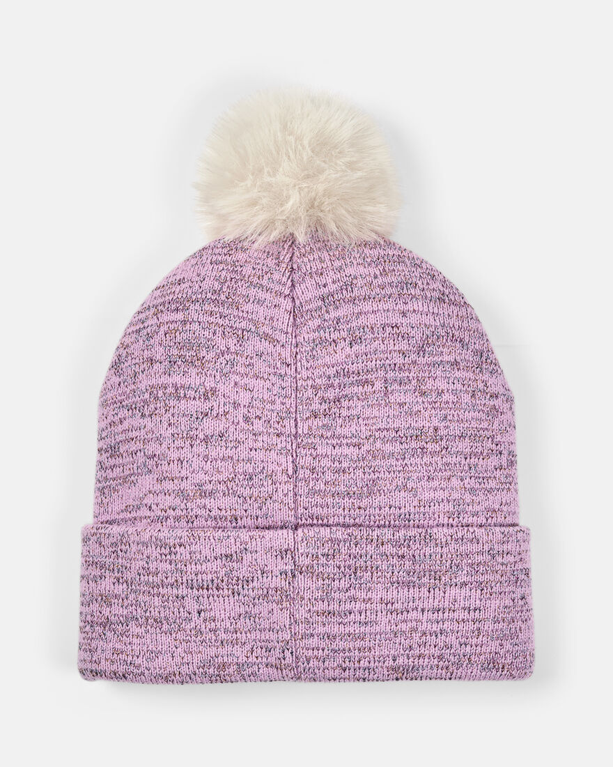 Spurs Kids Pink Glitter Cuff Beanie