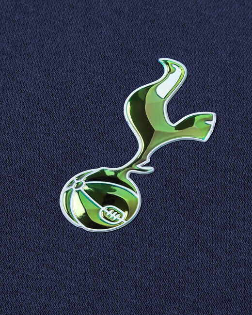 Spurs Mens Snood Neck Navy Hoodie