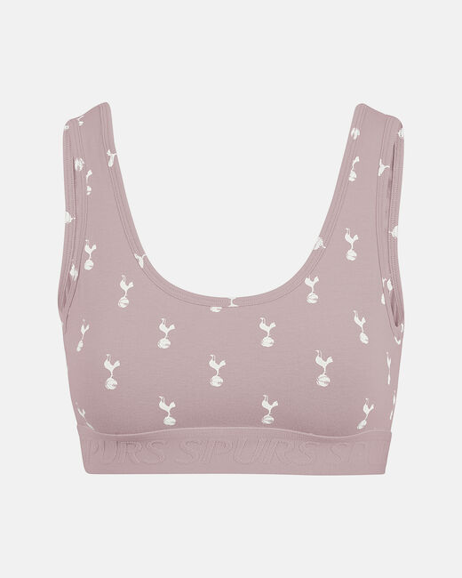 Spurs Womens All Over Print Pink Cockerel Bralette