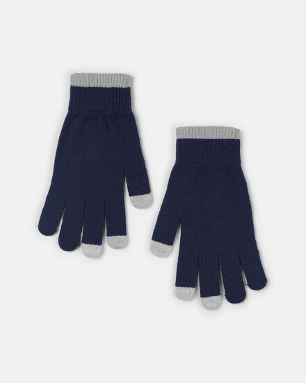 Spurs Adult Navy Touchscreen Gloves