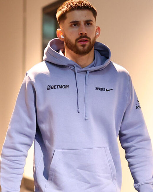 Spurs Nike Mens Club Slate Pullover Hoodie
