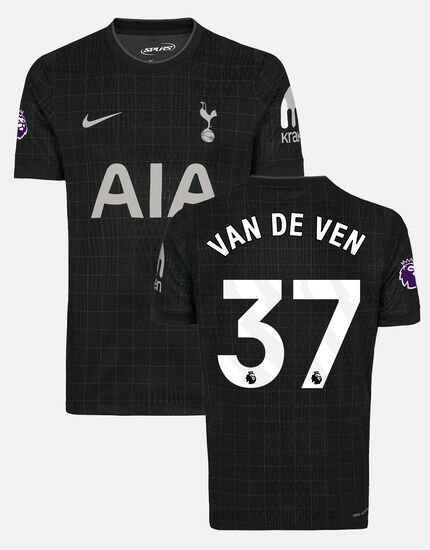 Micky van de Ven Mens Elite Premier League Tottenham Hotspur Away Shirt 2025/26