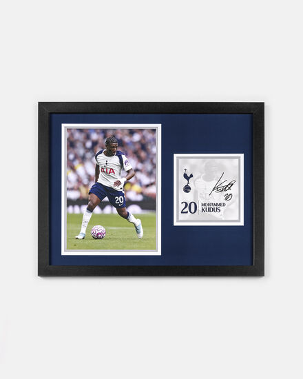 Spurs 2025/26 Mohammed Kudus Framed Picture