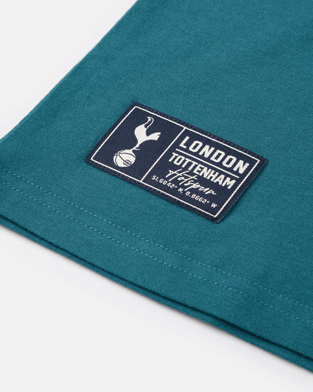Spurs Mens London Varsity Green T-Shirt