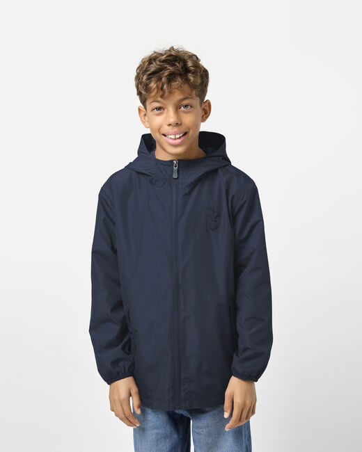 Spurs Kids Full Zip Navy Showerproof Jacket