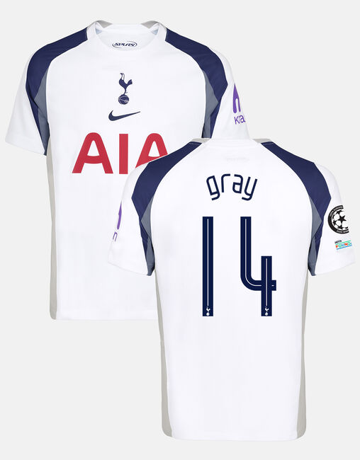 Archie Gray Mens Stadium Club Tottenham Hotspur Home Shirt 2025/26