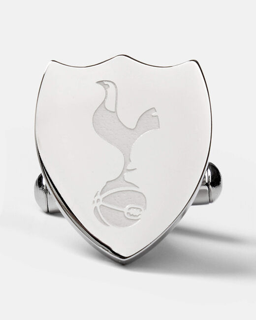 Spurs Stainless Steel Crest Shield Cufflinks