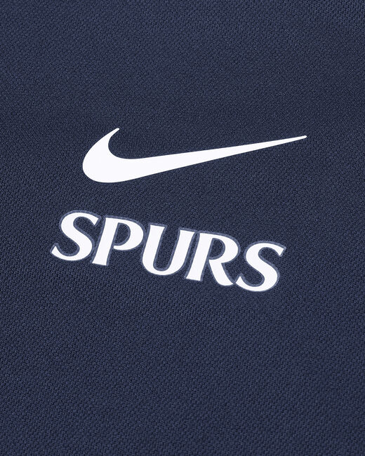 Spurs Nike Mens Navy Long Sleeve Victory Golf Polo