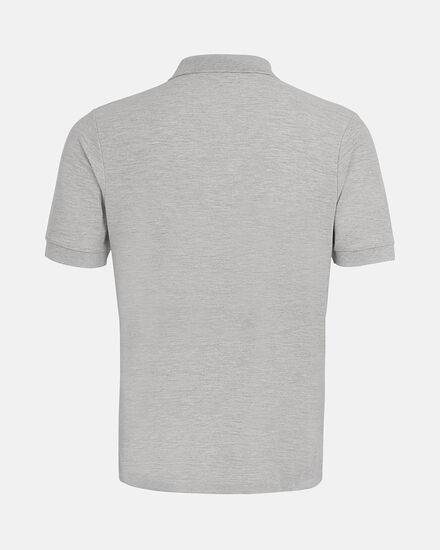 Spurs Mens Cotton Grey Pique Polo
