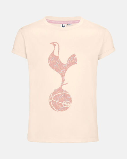 Spurs Kids Cockerel Hearts T-Shirt