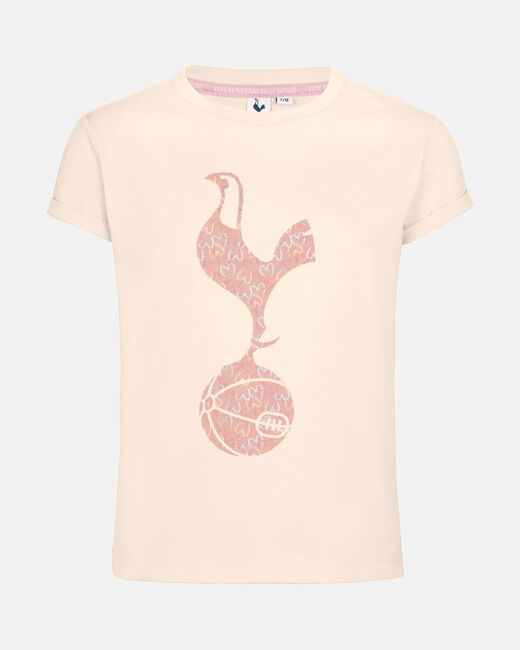 Spurs Kids Cockerel Hearts T-Shirt