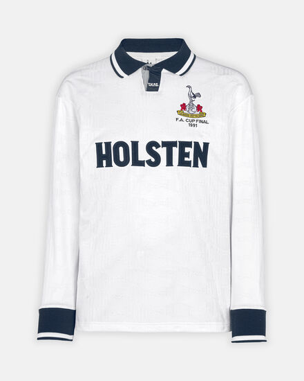 Spurs Retro 1991 FA Cup Final Long Sleeved Shirt