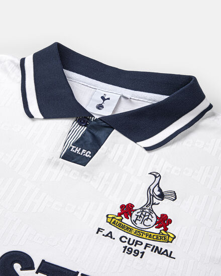 Spurs Retro 1991 FA Cup Final Long Sleeved Shirt