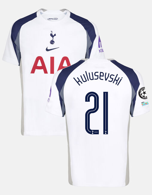 Dejan Kulusevski Mens Stadium Club Tottenham Hotspur Home Shirt 2025/26