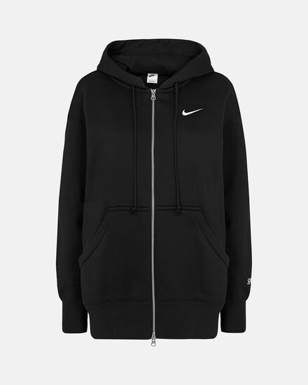 Spurs Nike Womens Full Zip Black Phoenix Club Hoodie