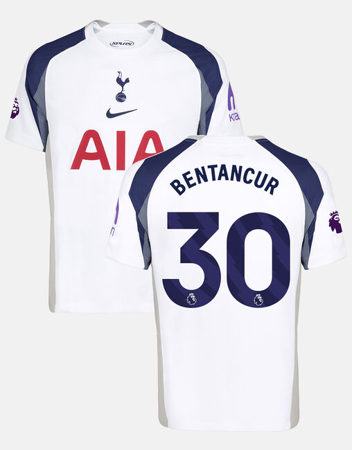 Rodrigo Bentancur Mens Stadium Premier League Tottenham Hotspur Home Shirt 2025/26