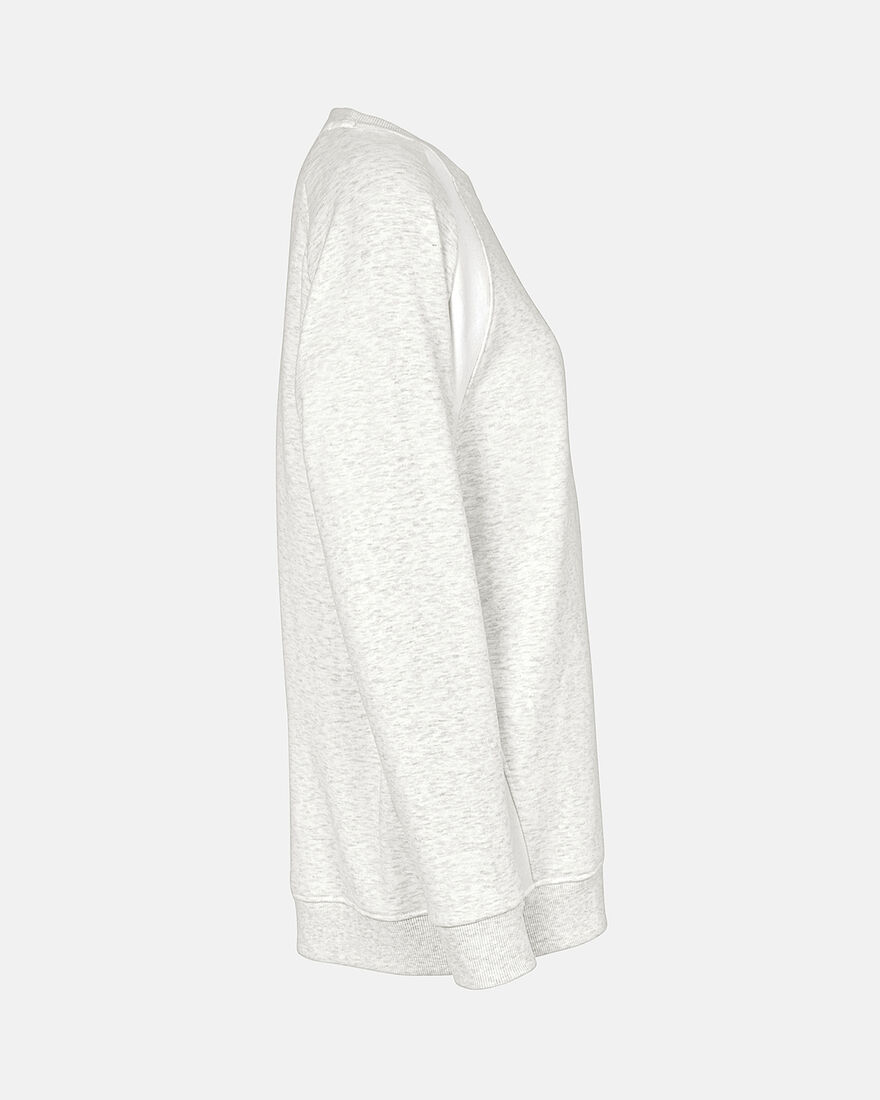 Spurs Womens Grey Colour Block Oversized Sweatshirt